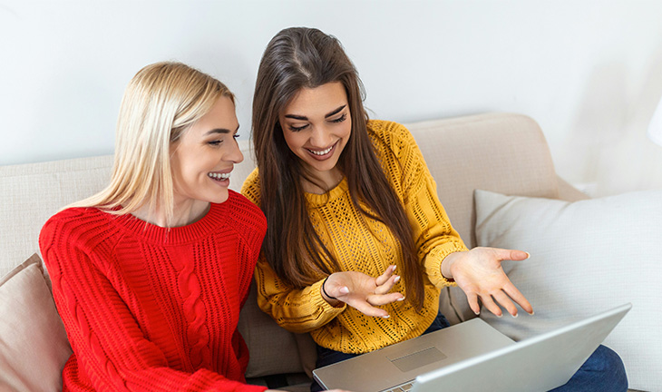 Residents enjoying a comfortable shared apartment living space designed for privacy, flexibility, and everyday living.